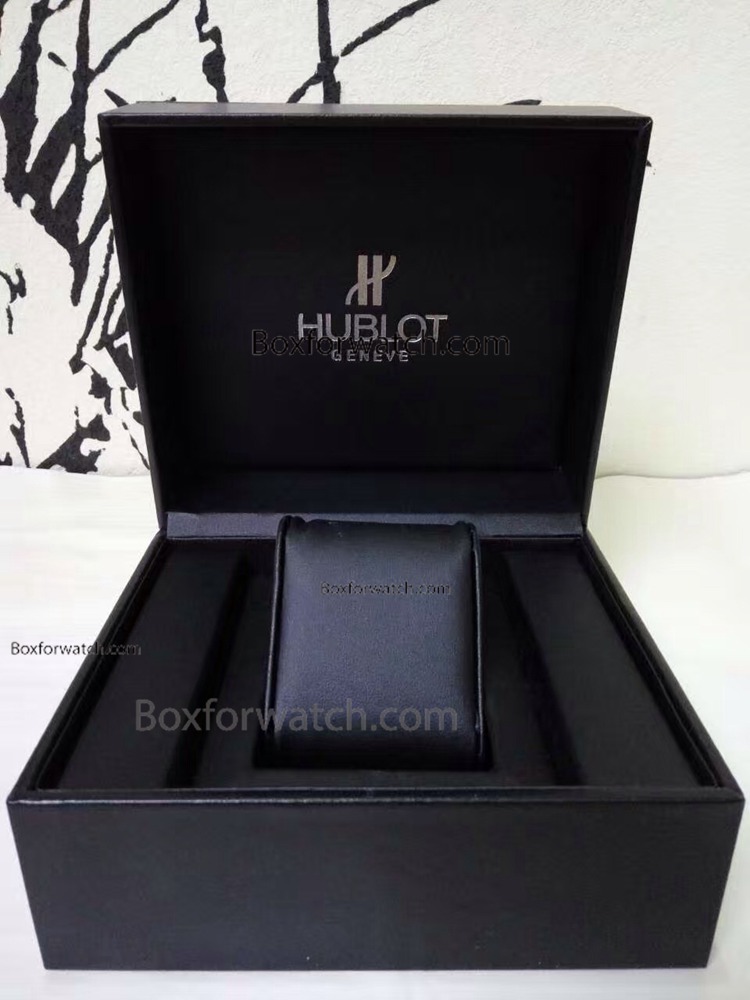 Larger Size Hublot Black Leather Watch Box / Replica Wholesale